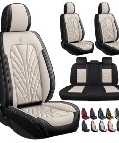ANKIV Fundas de Asiento de Coche de Cuero Nappa