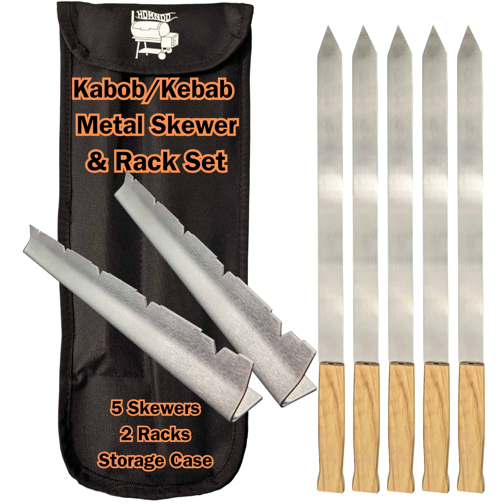 Set de Espadas de Acero Inoxidable para Brochetas de