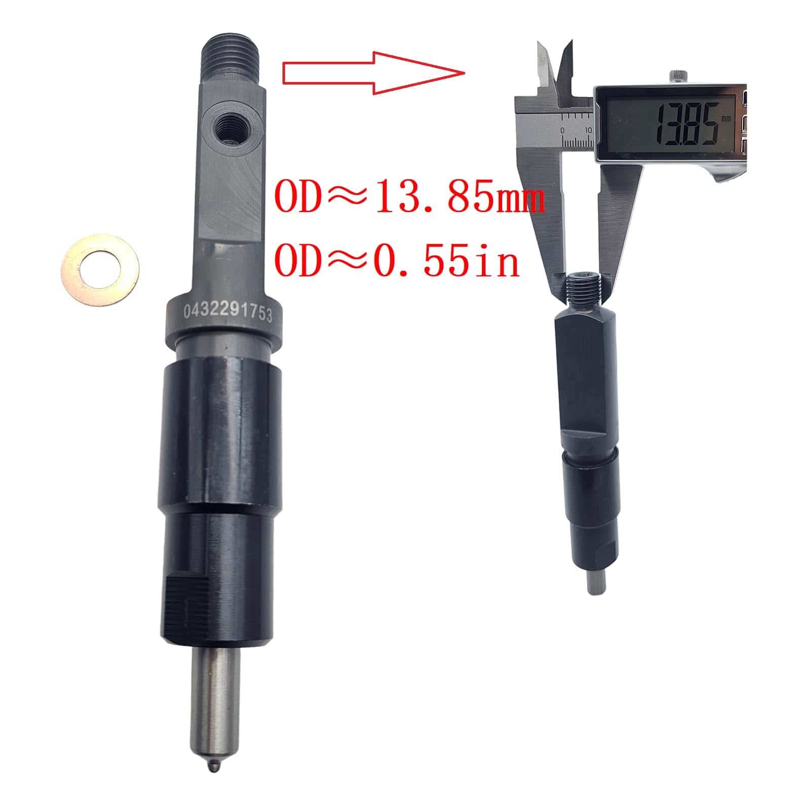 Nayuank 1X Inyector de Combustible para Motor Deutz F3L F4L - Imagen 4