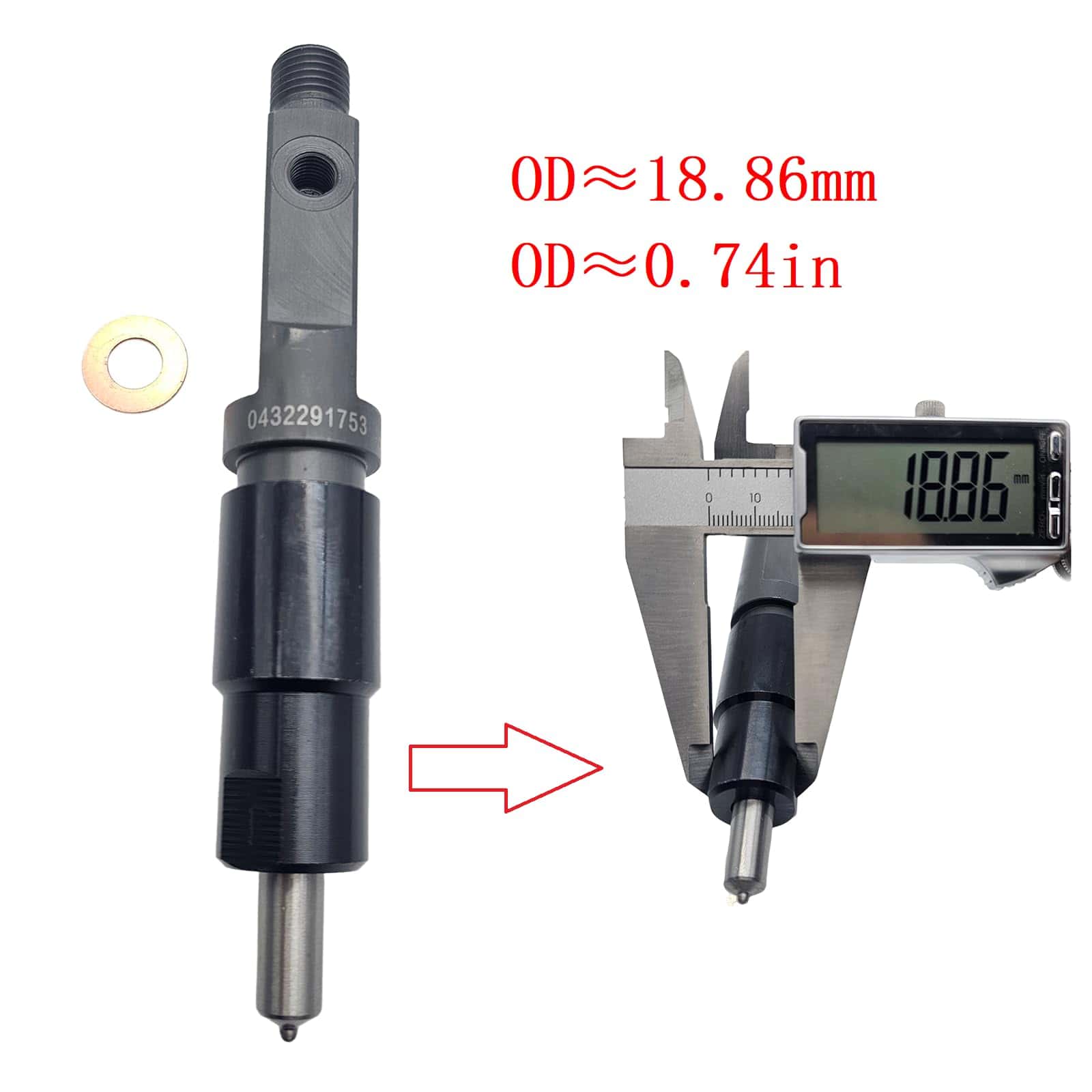 Nayuank 1X Inyector de Combustible para Motor Deutz F3L F4L - Imagen 7