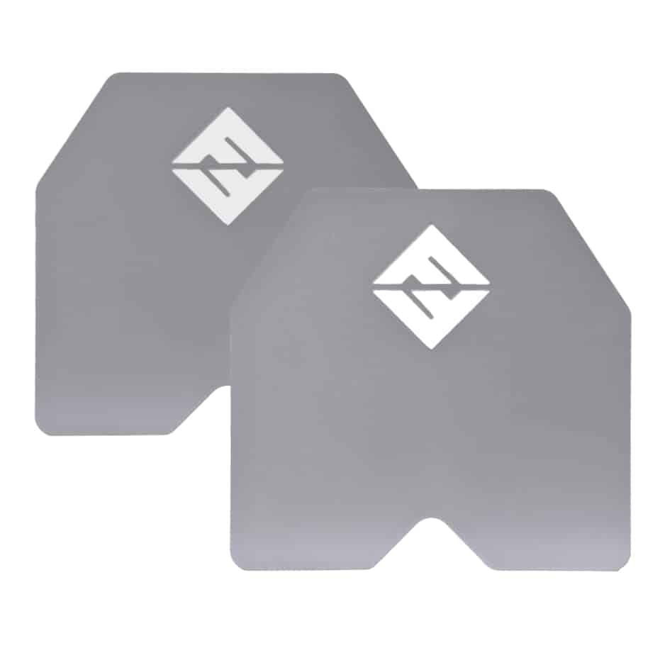 Chaleco Ajustable F&F STEEL con Placas de -Placas de Plata -