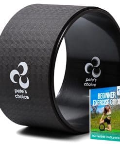 Rueda de Yoga Extra Ancha - Rodillo de Espalda más Seguro,