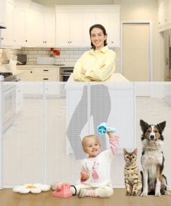 Barrera de Seguridad para Bebés Retráctil Reforzada de 42"