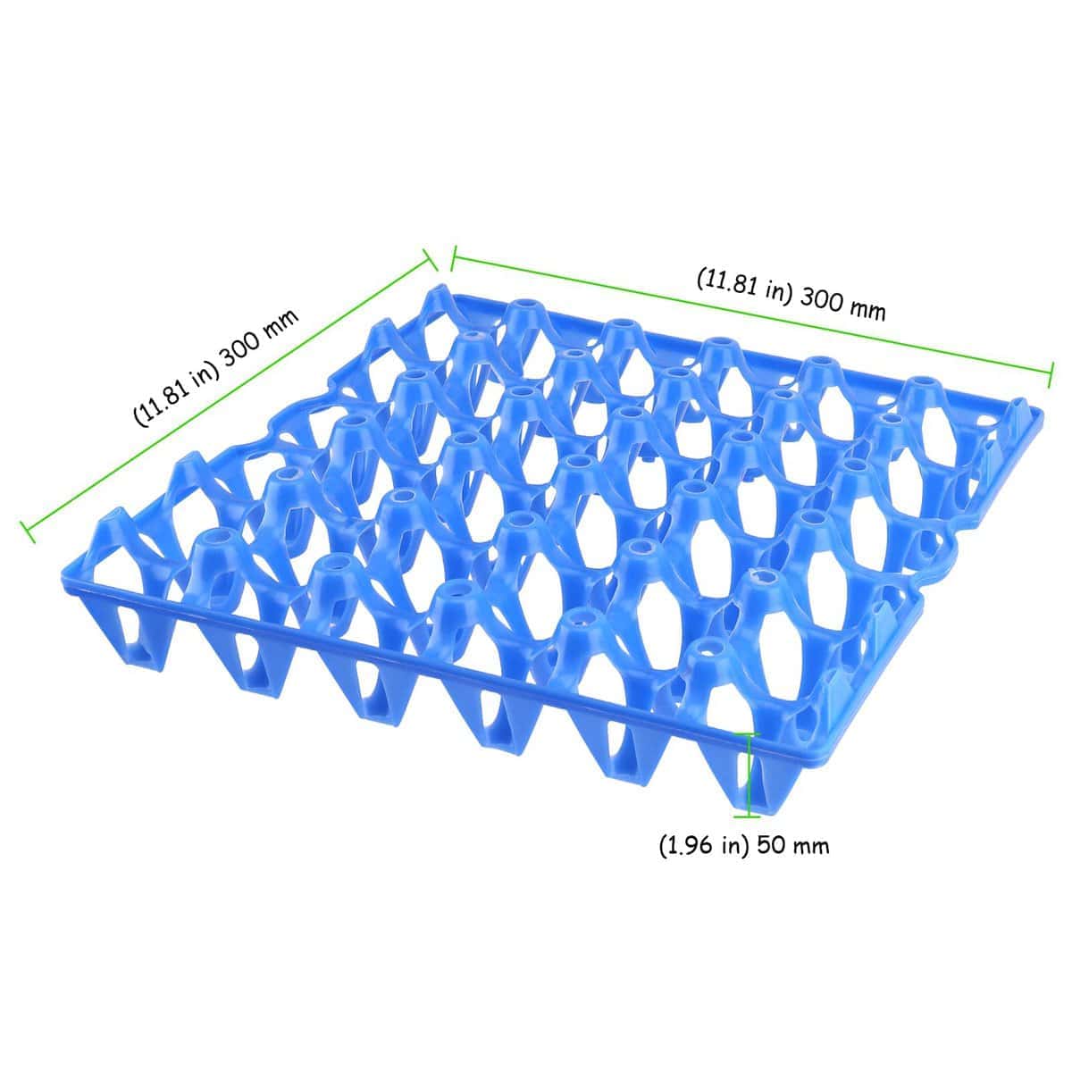 TAICHEUT 10 Pack Plastic Egg Trays, Cartones de Huevo Azul - Imagen 3