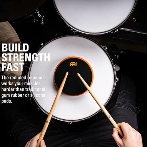 Pad de práctica de batería Meinl Cymbals 6" -Naranja - Imagen 4