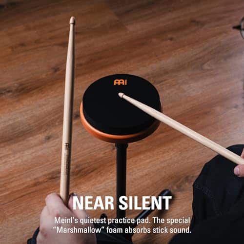 Pad de práctica de batería Meinl Cymbals 6" -Naranja - Imagen 3