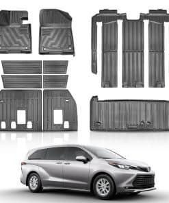 Tapetes para piso y forro de carga compatibles con Toyota