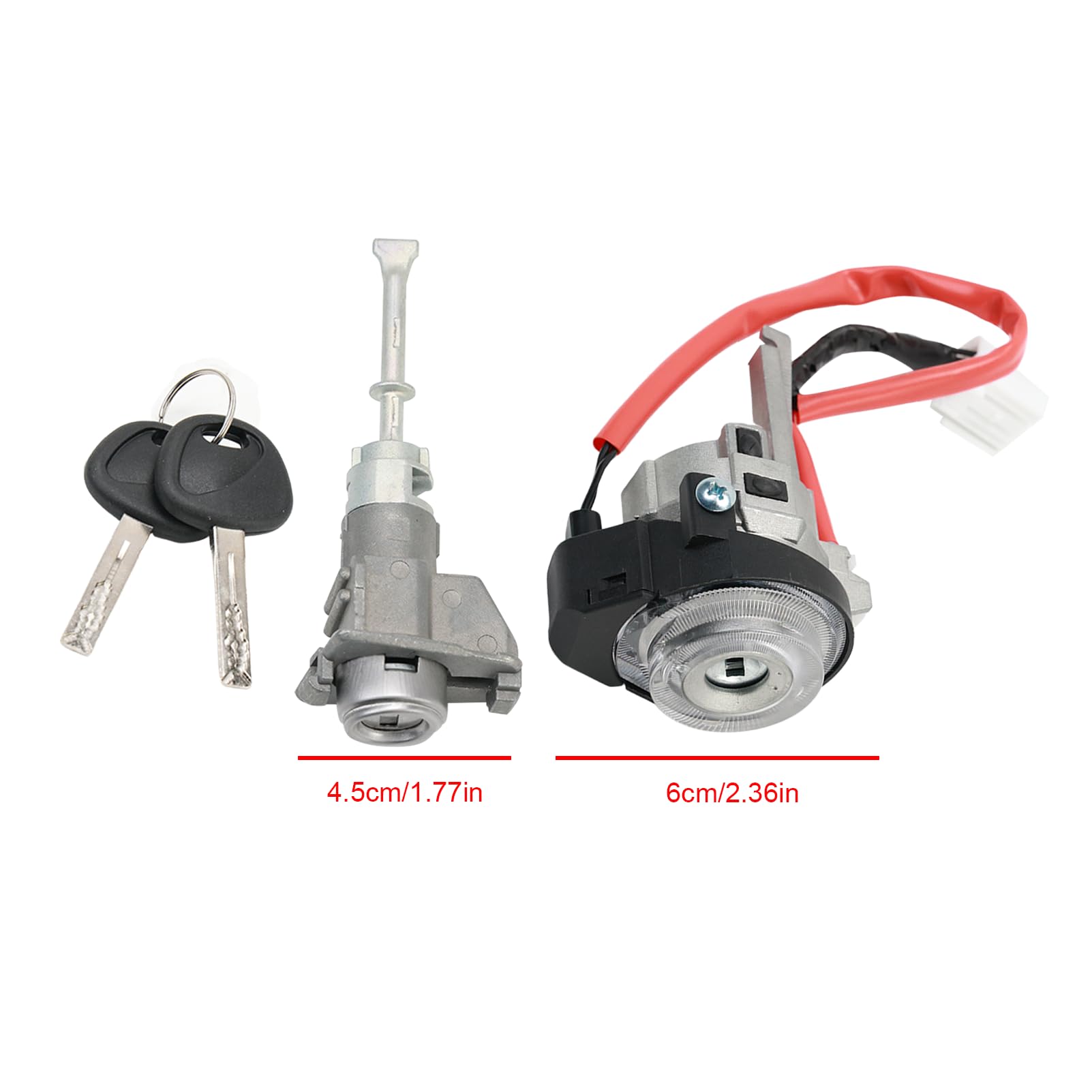 Cilindro de Interruptor de Encendido con 2 Llaves para - Imagen 5