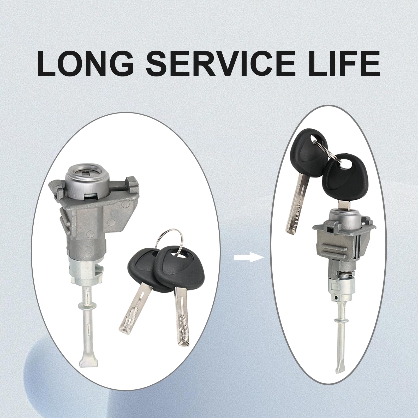 Cilindro de Interruptor de Encendido con 2 Llaves para - Imagen 7