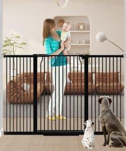 Puerta para bebés extra alta de 40.5" 29.5-32.6" de ancho