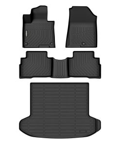 GINOWY- Tapetes para piso y forro de carga para Kia