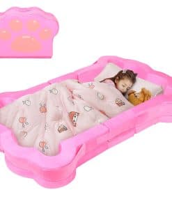 Cama portátil para niños Mmucco, Cama de -Pink