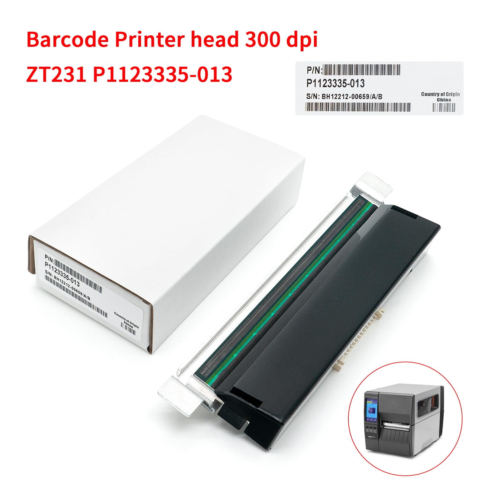 Cabezal de Impresión ARTSIM P1123335-013 para Zebra - Imagen 4