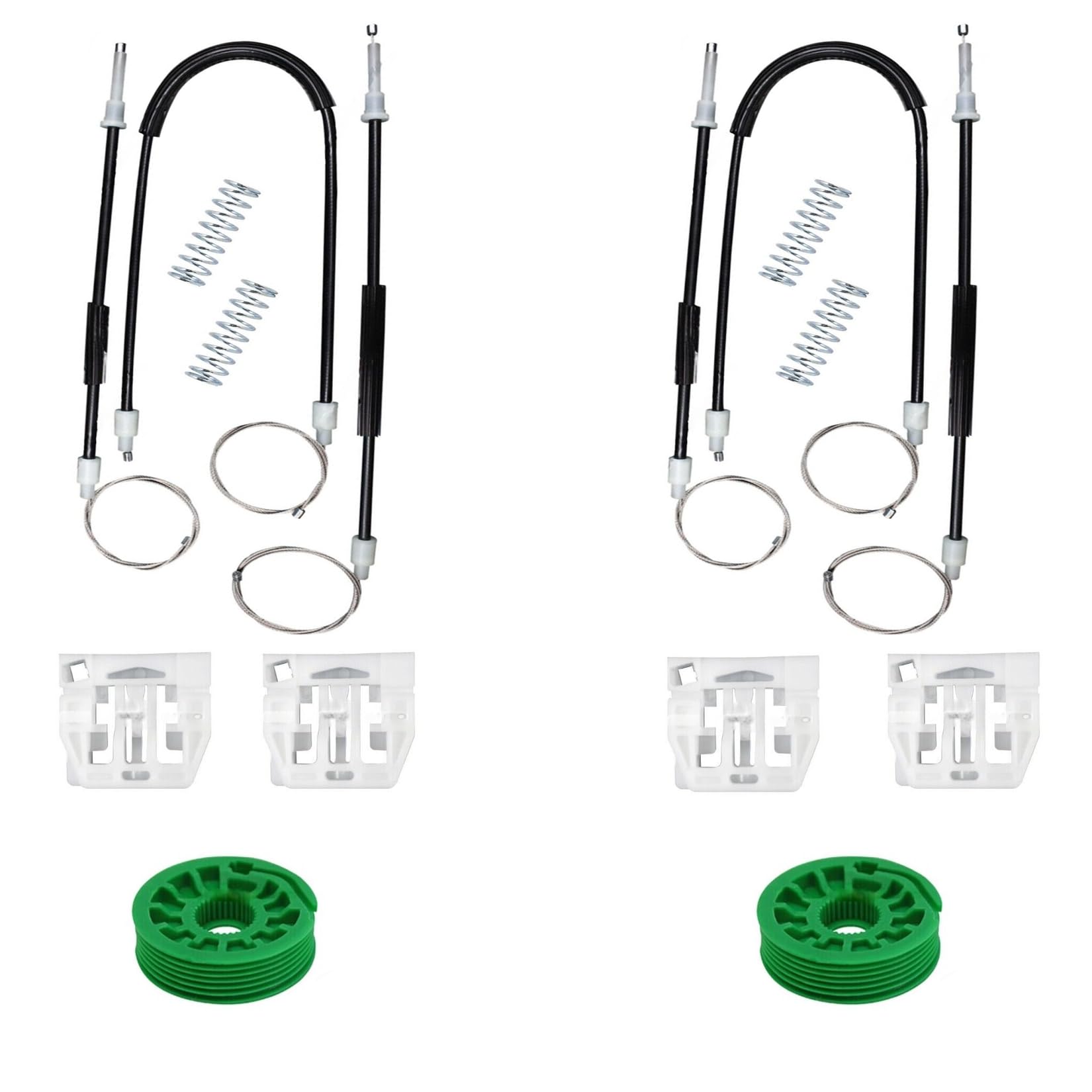 Kit de Reparación de Regulador de Ventana Frontal Derecho e