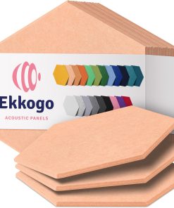 Paneles Acústicos Ekkogo 12-Pack Paneles Insonorizantes de