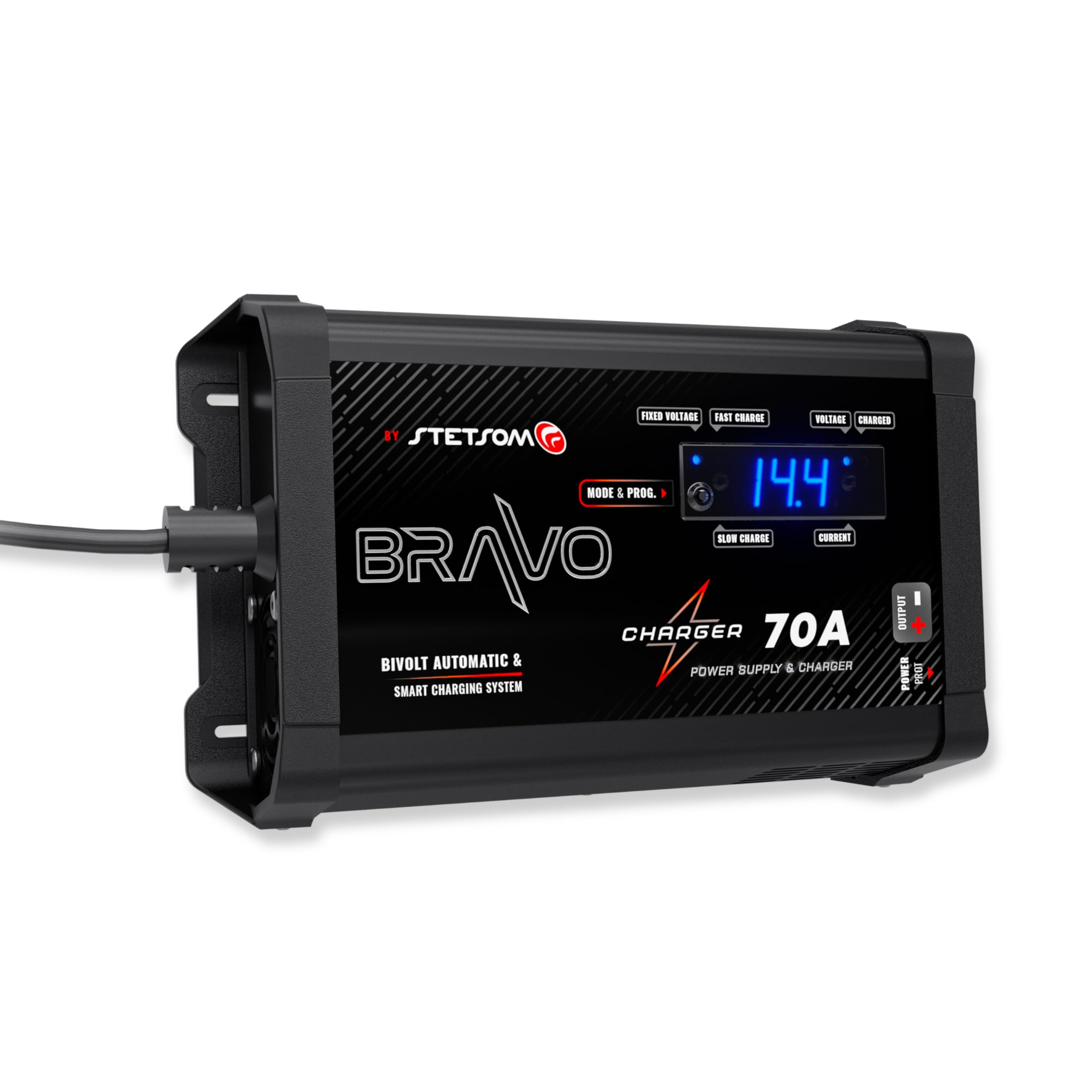 Cargador de Batería Stetsom Bravo Charger 70A PRO Bivolt, - Imagen 3