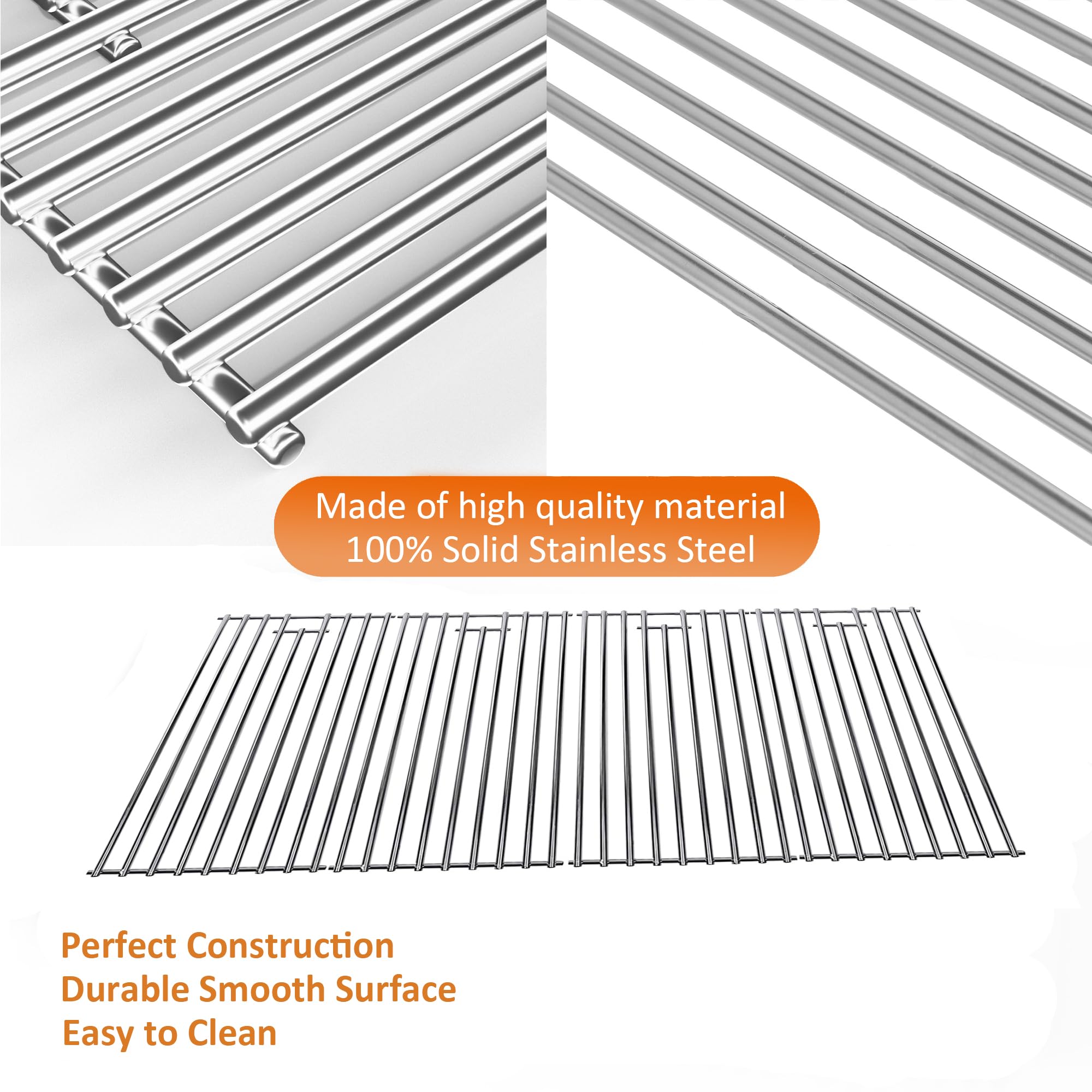 SUZLON 4 Pack Bull BBQ Grill Grate Piezas de Repuesto para - Imagen 4