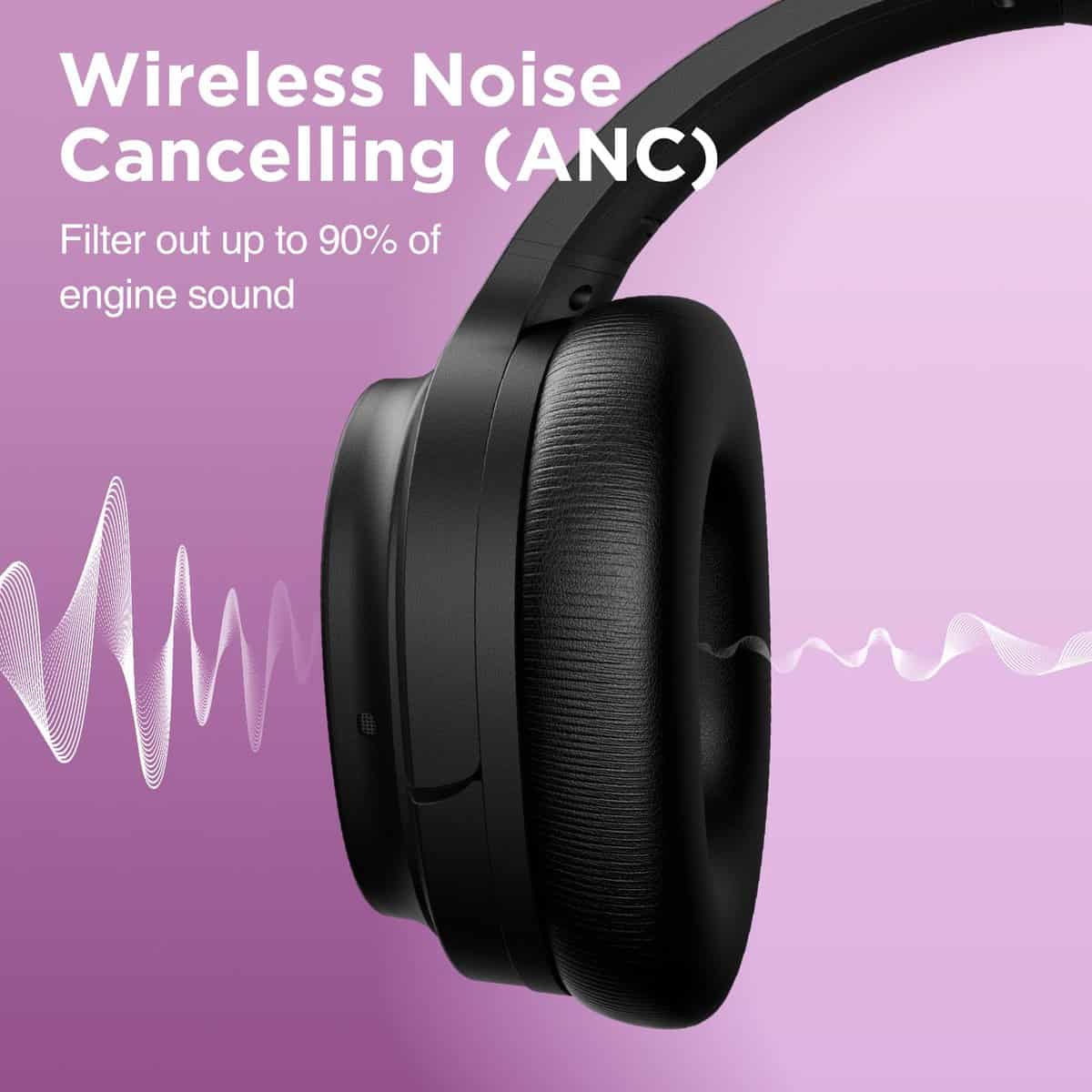 Audífonos con cancelación activa de ruido híbrida Jrumz - Imagen 3