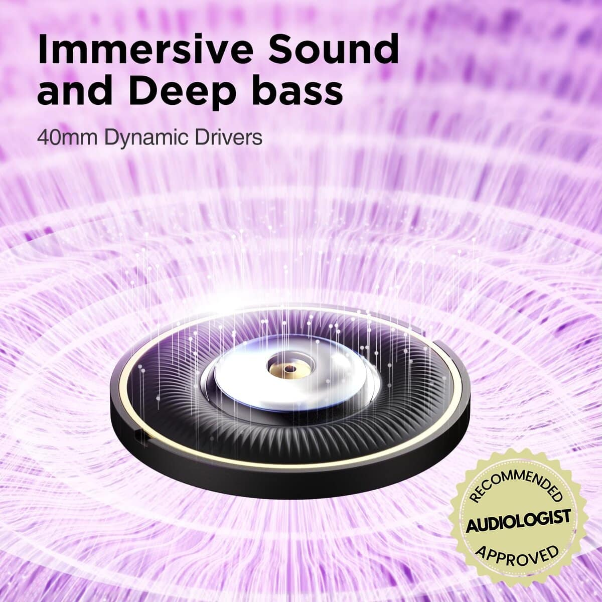 Audífonos con cancelación activa de ruido híbrida Jrumz - Imagen 4