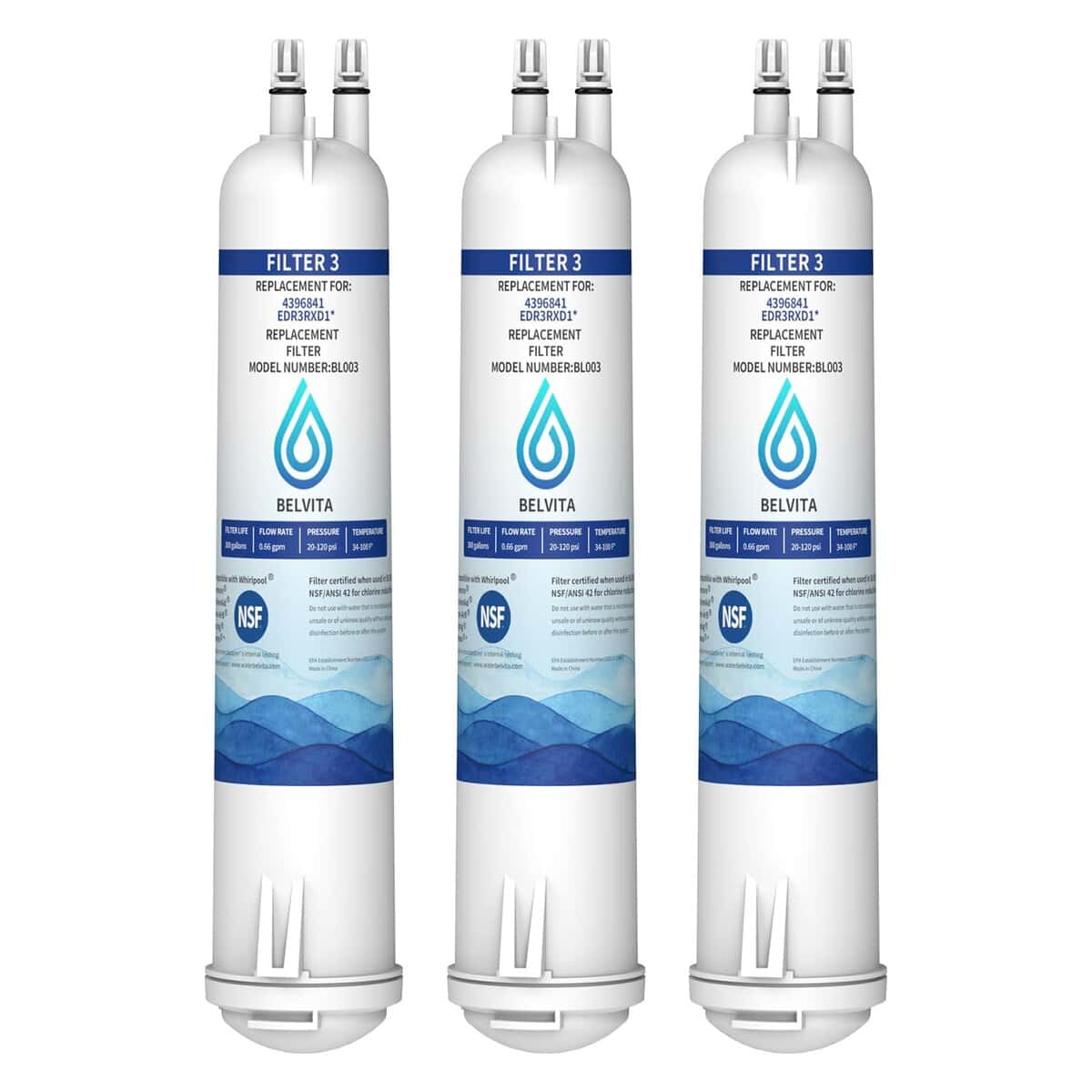 Filtro de Agua para Refrigerador BELVITA Compatible con