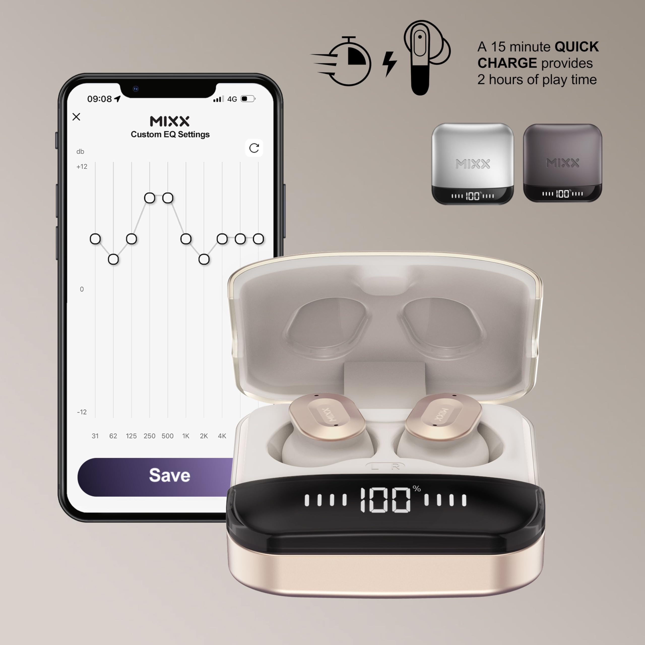 Auriculares inalámbricos MIXX StreamBuds Ultra Dots con - Imagen 8