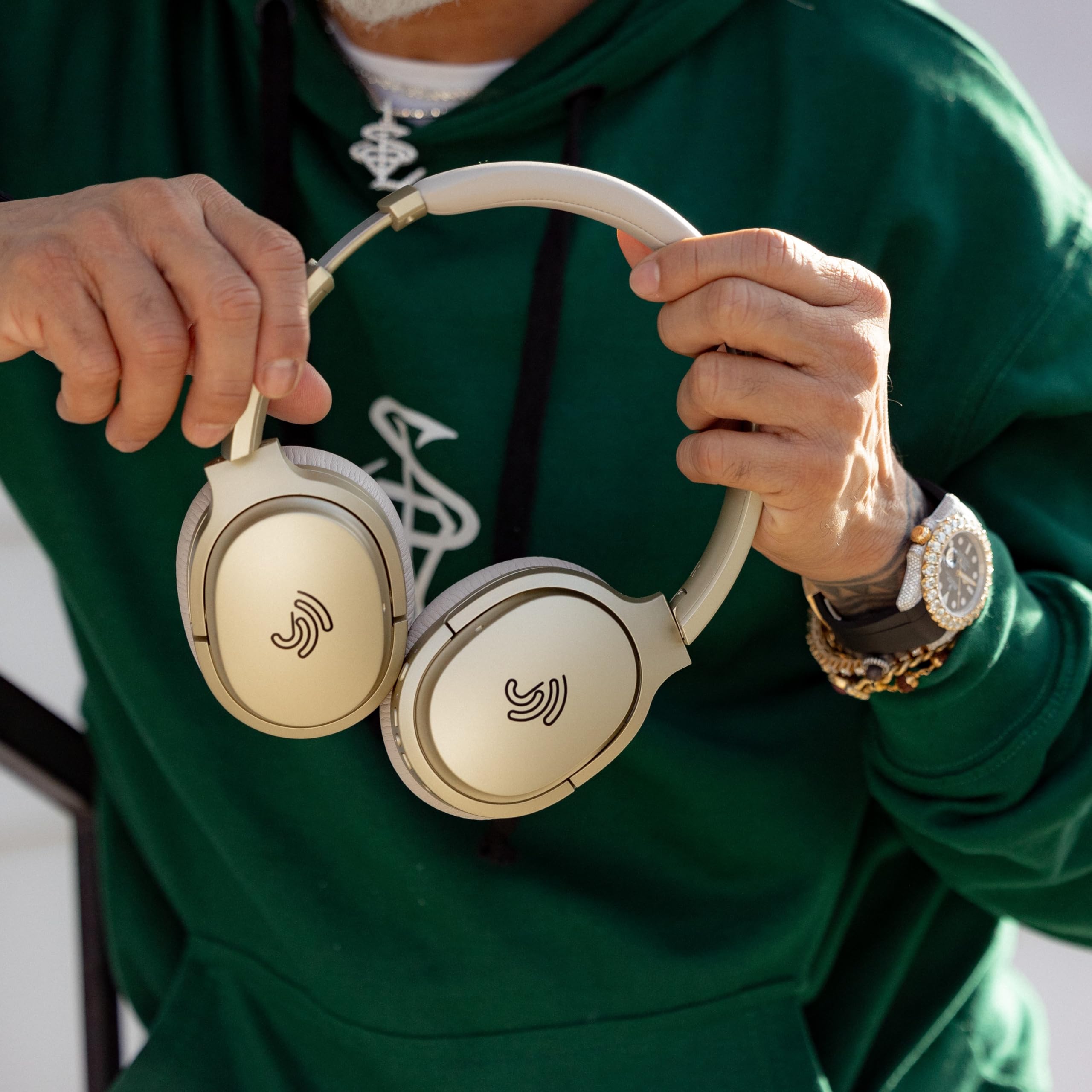 Audífonos con cancelación activa de ruido híbrida Jrumz - Imagen 7