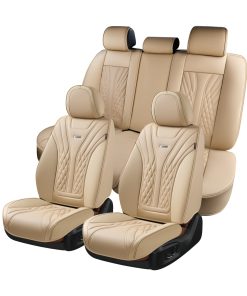 Cubre Asientos para Autos Juego Completo, 5 -Beige