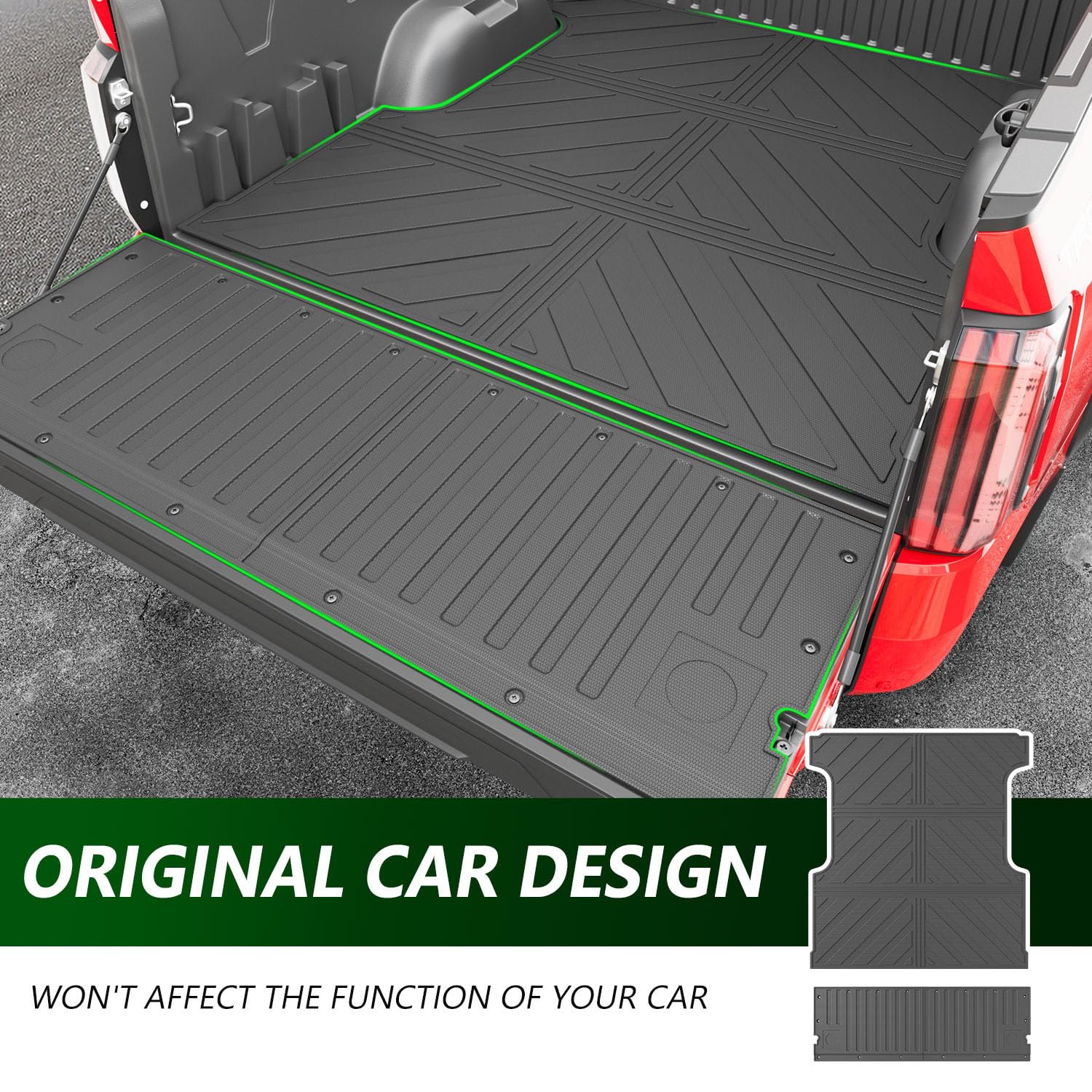 Tapete de camioneta xipoqix Compatible con Toyota Tundra - Imagen 5