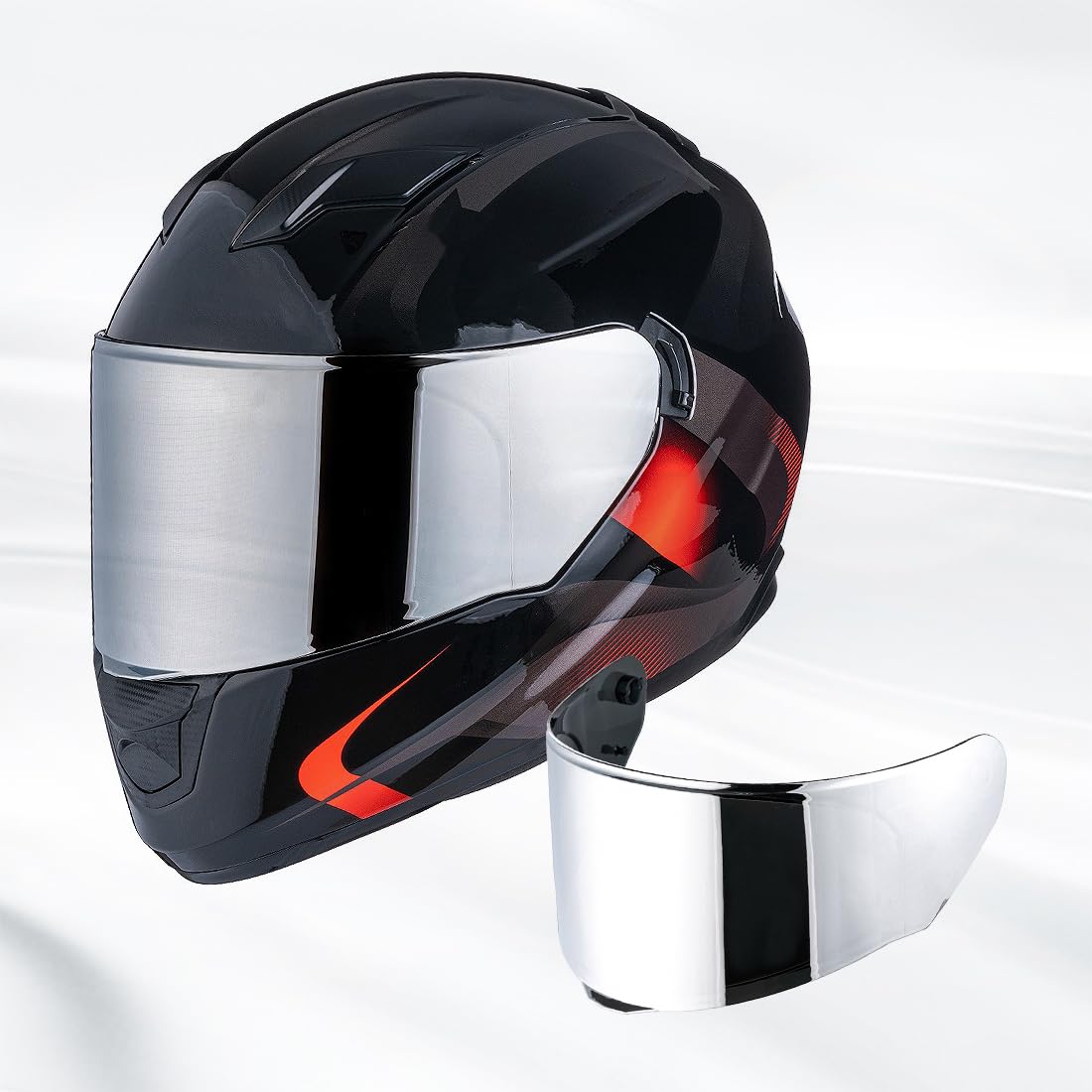 Visera de Casco de Motocicleta JQF Gear para Casco - Imagen 8