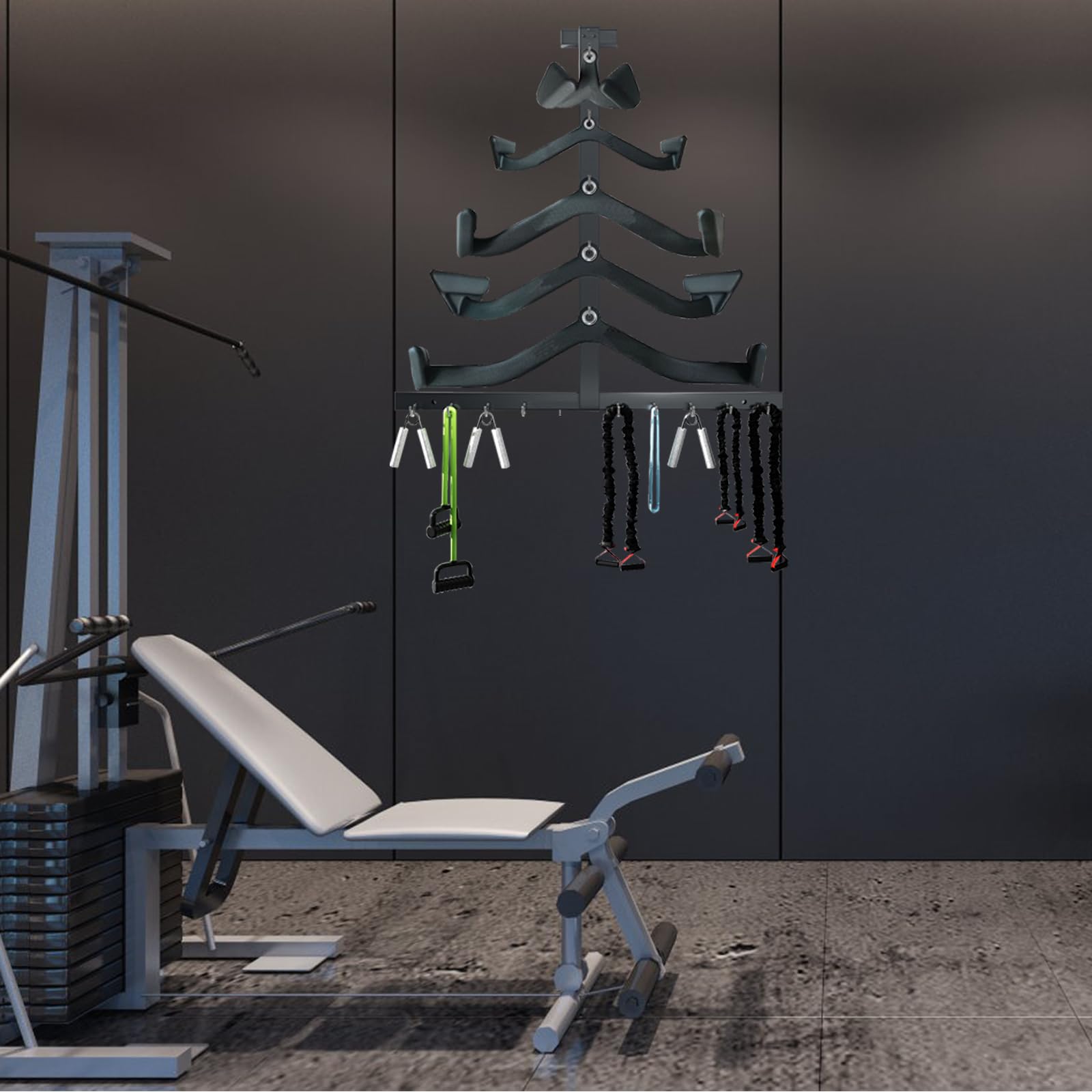 Rack de Almacenamiento para Barra de Lat Pull Down, - Imagen 8