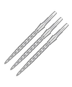 Puntas de Dardos Swiss Point Storm - Diamond (Plata, 30mm)