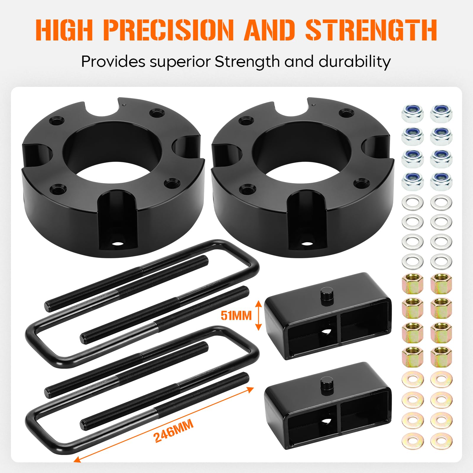 Kit de elevación de nivel AEagle F3� & R2� para Tundra - Imagen 8