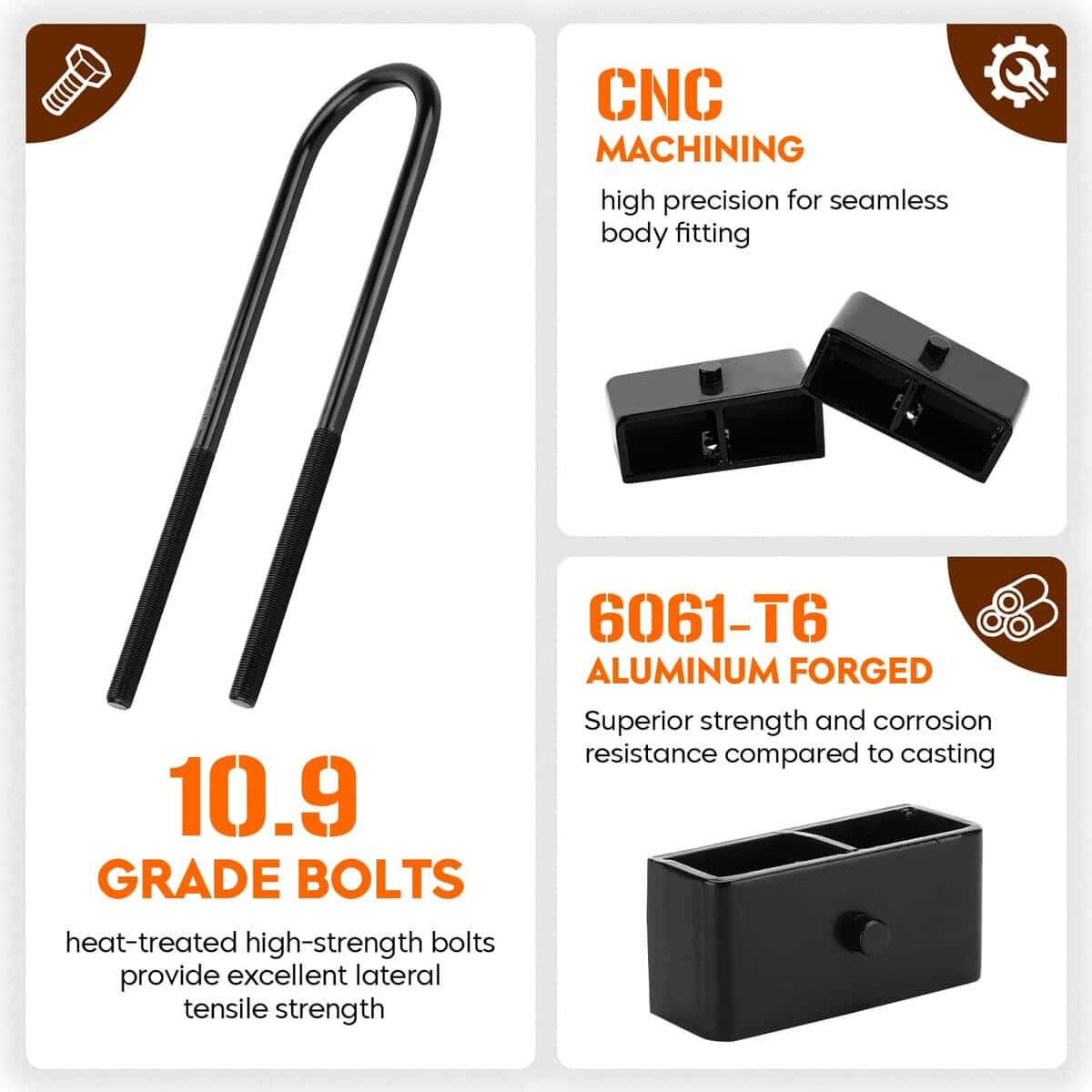 AEagle 2" Kit de Elevación Trasero para Ford F250 F350 - Imagen 4