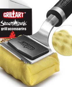 Cepillo de parrilla GRILLART para parrilla exterior sin