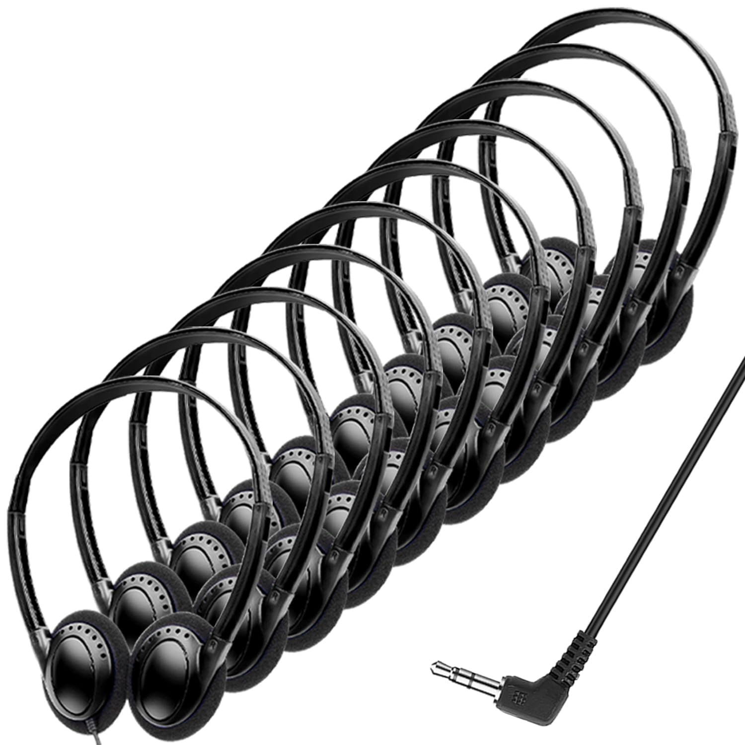 Audífonos y auriculares Wensdo de 10 piezas para salón de