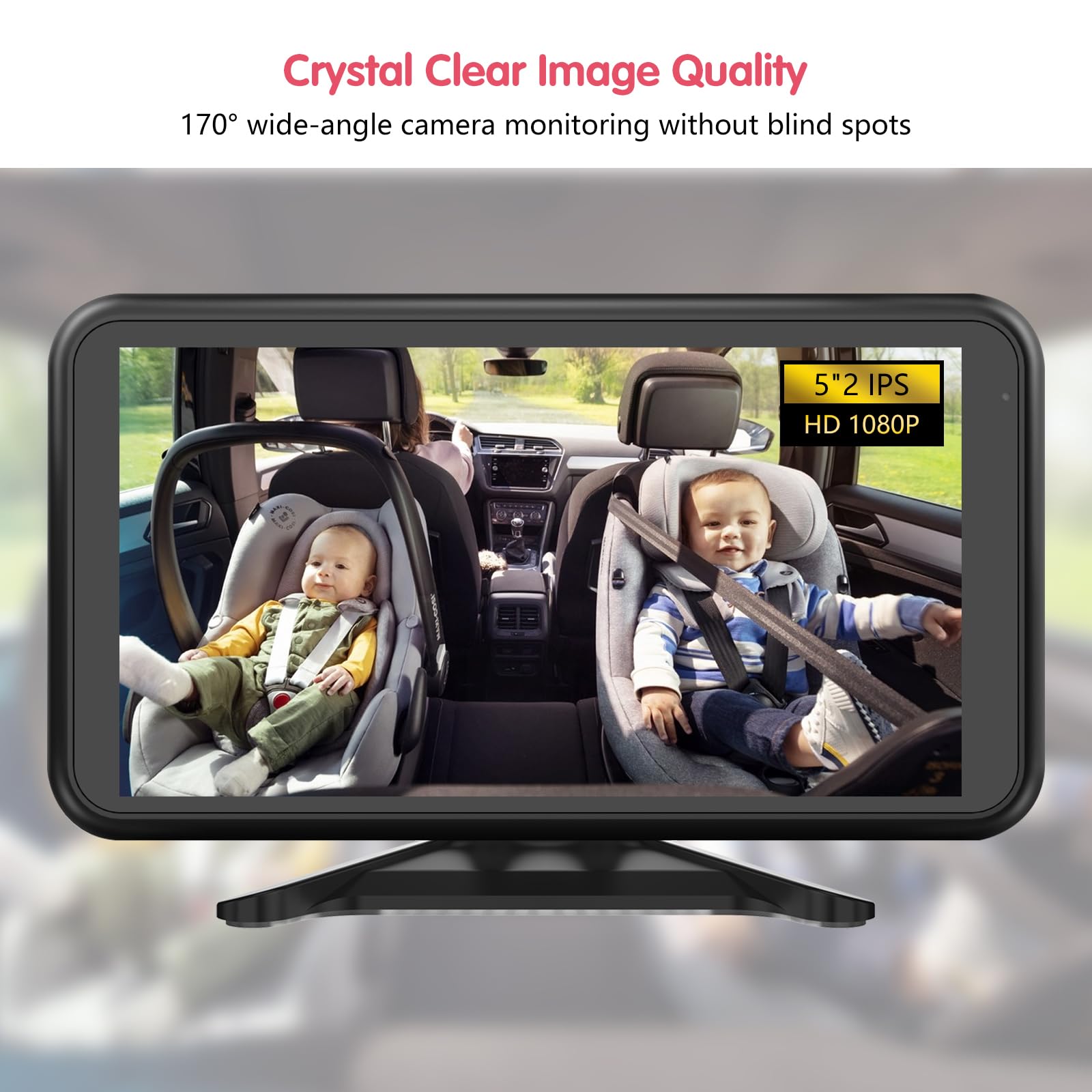 Cámara para Bebé Luckview 5.2'' 1080P con Función de - Imagen 3