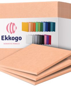 Paneles Acústicos Ekkogo de 12 Piezas Paneles Absorbentes