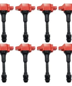 Conjunto de 8 bobinas de encendido rojas de rendimiento