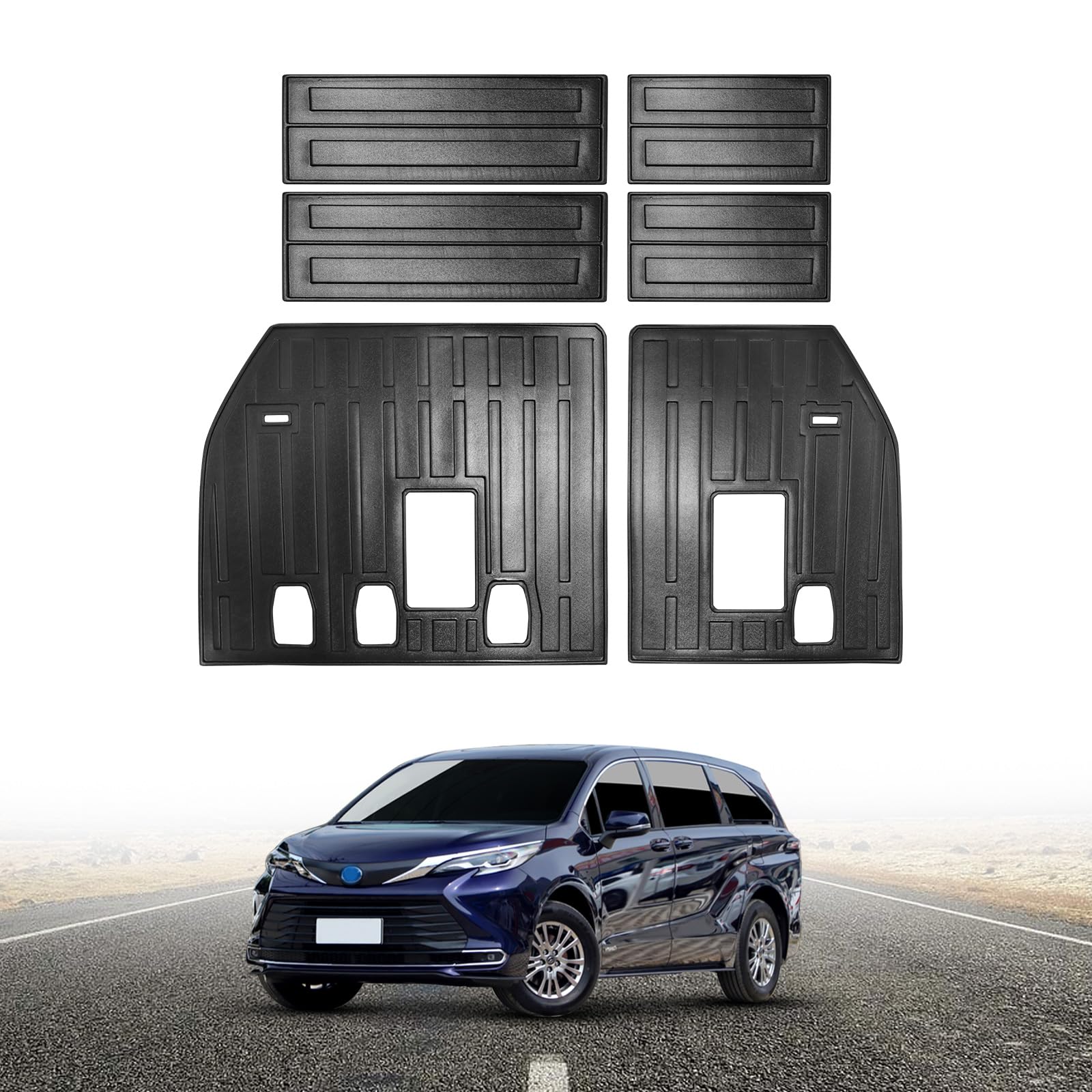 Tapete del Respaldo Compatible con Toyota Sienna 2021-2024