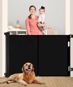 Puertas de bebé y mascotas retráctiles Miumoon Upgrade 59",