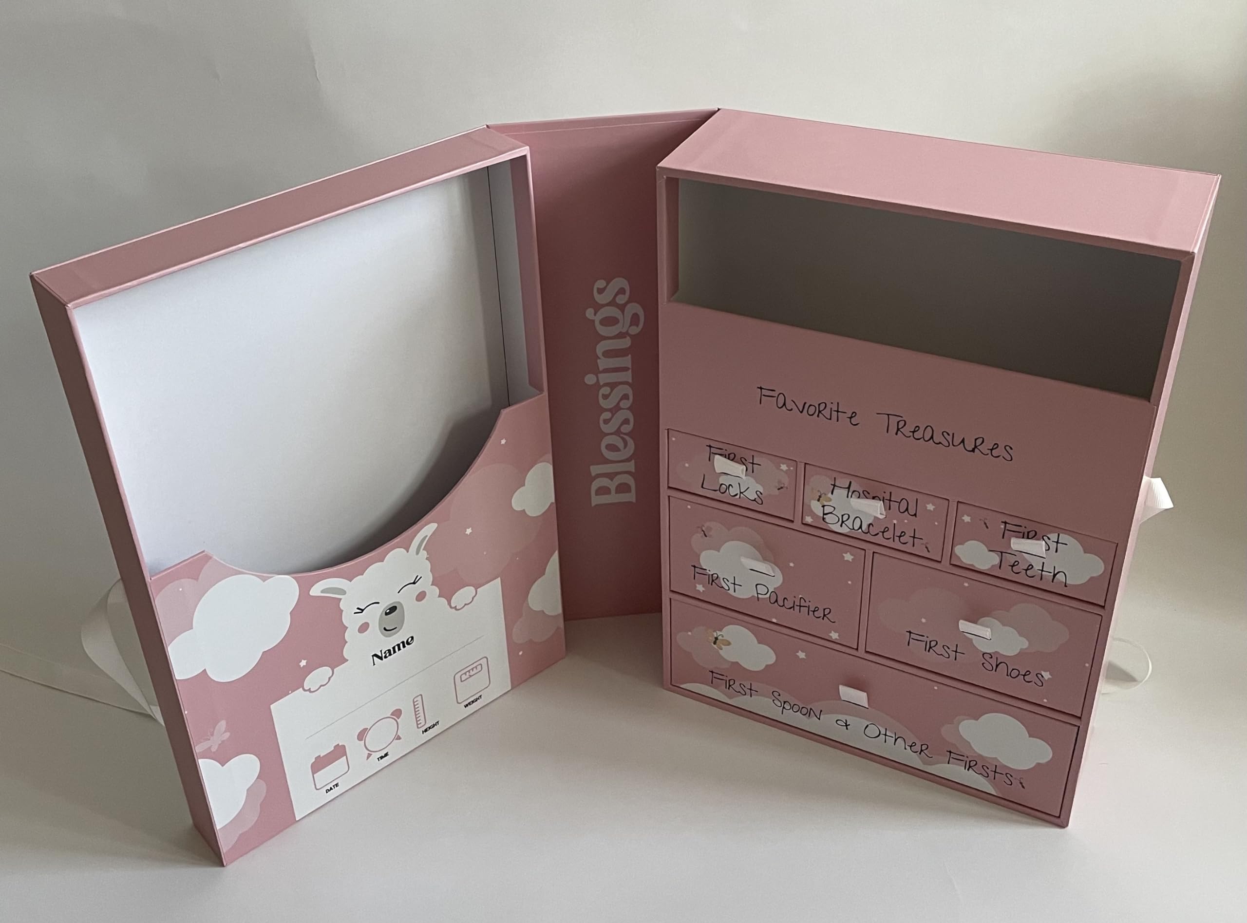 Caja de recuerdos para bebé Joiiibox - Caja de memoria para