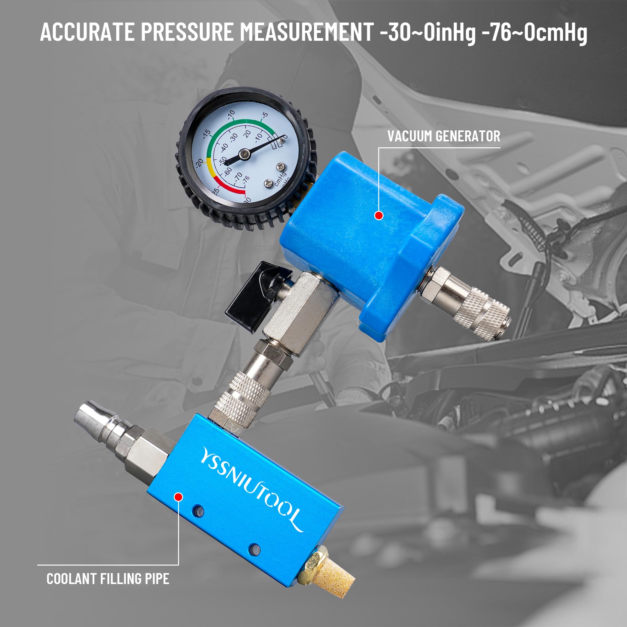 Kit de Prueba de Presión del Radiador Universal, Kit de - Imagen 6