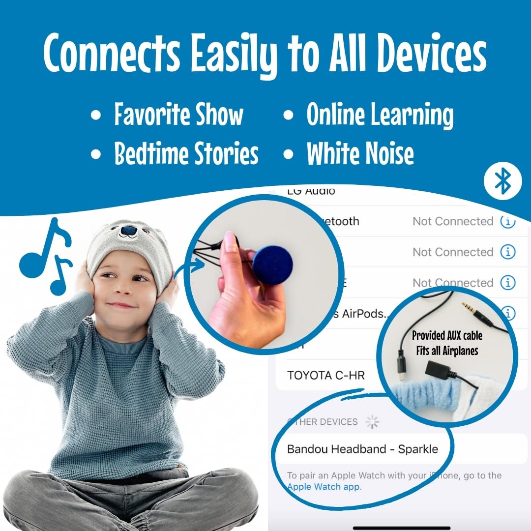 Bandou - Audífonos Originales para Niños y -Sparkle The Unic - Imagen 4