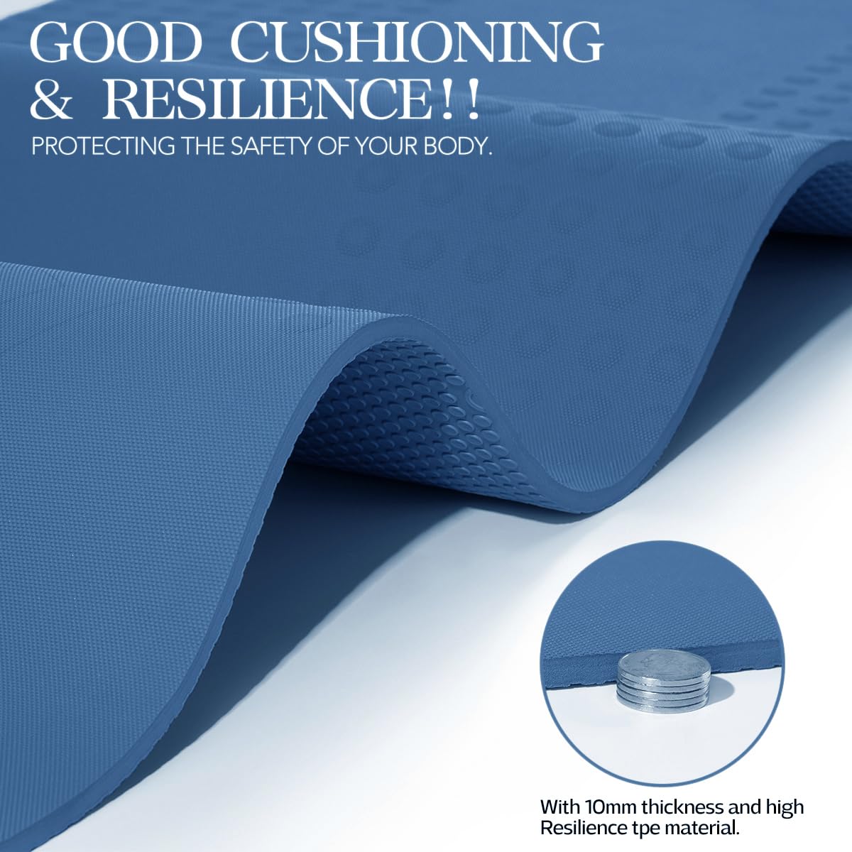 Tapete de Yoga JELS Extra Grueso, 2/5 pulgadas, Diseño - Imagen 4