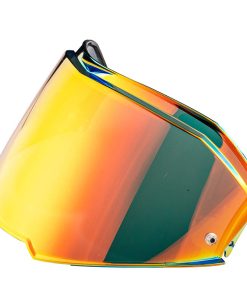 Visera de casco de motocicleta JQF Gear -Rojo Cromo