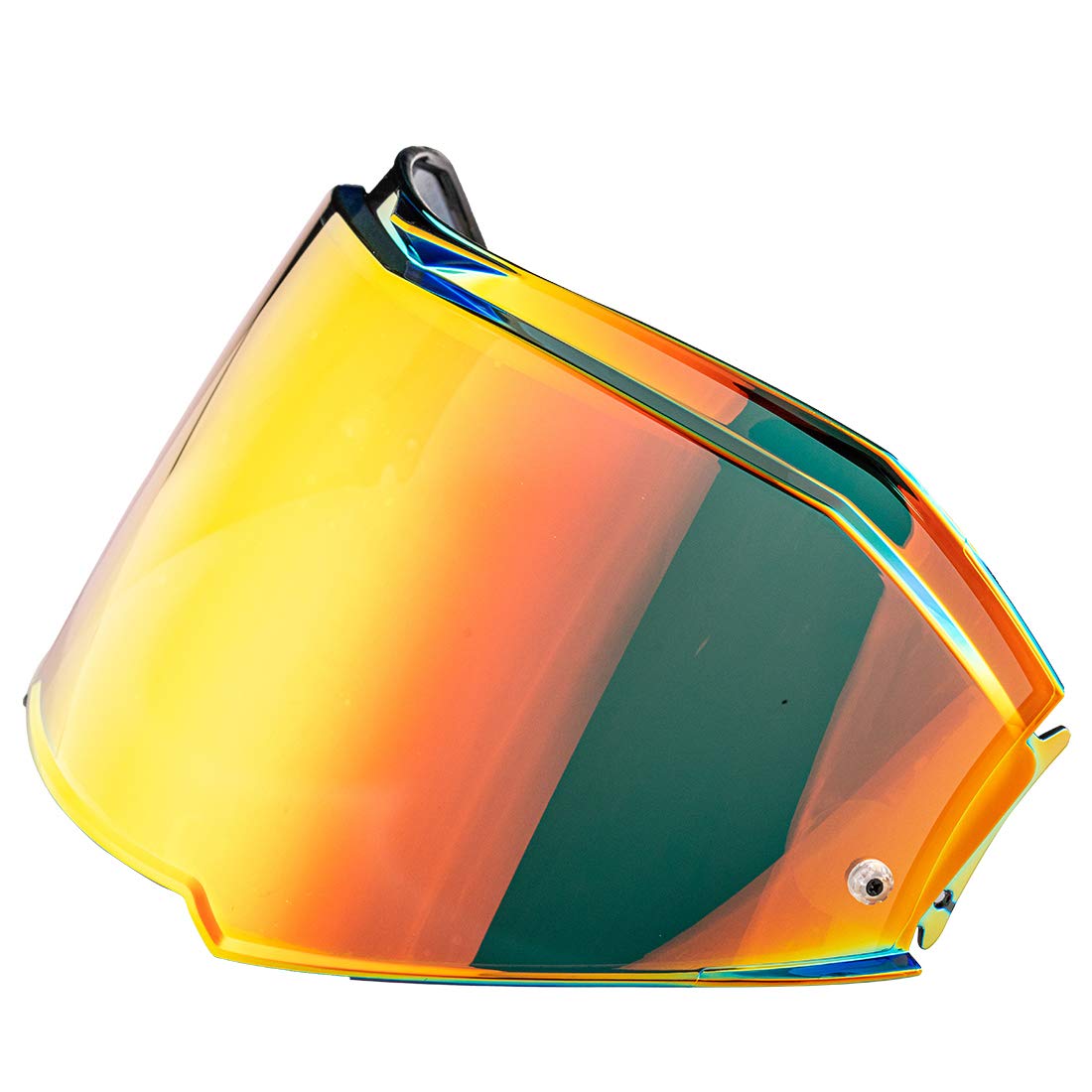 Visera de casco de motocicleta JQF Gear -Rojo Cromo