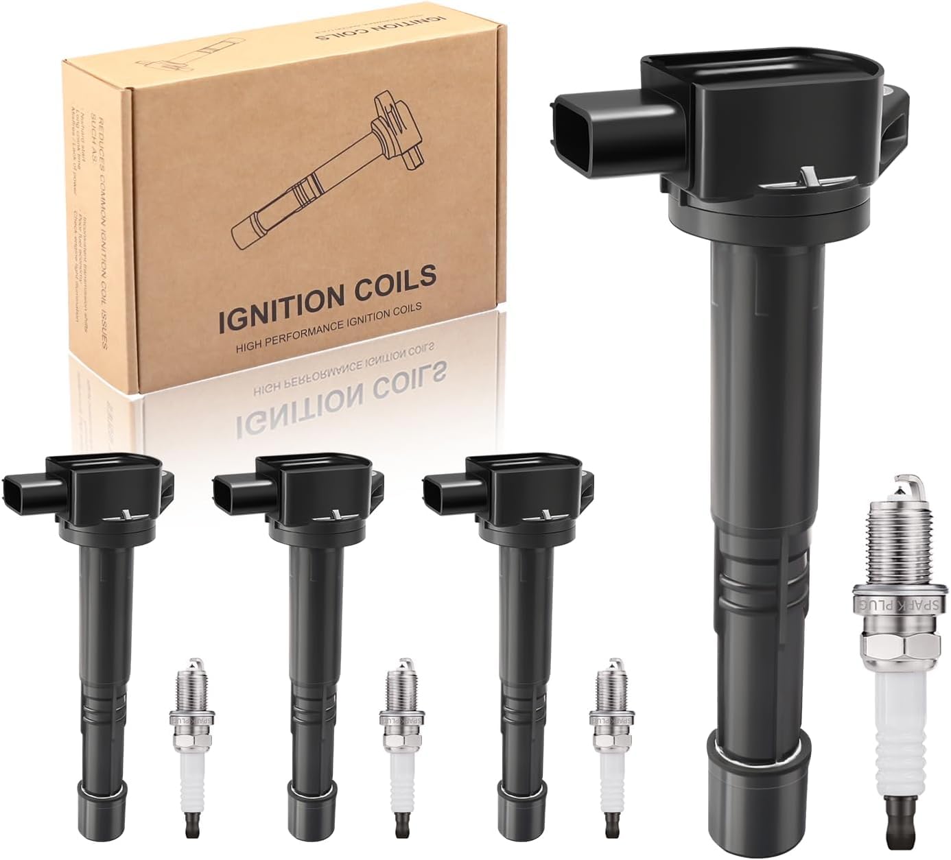 Conjunto de 4 Paquetes de Bobinas de Encendido UF311 UF583