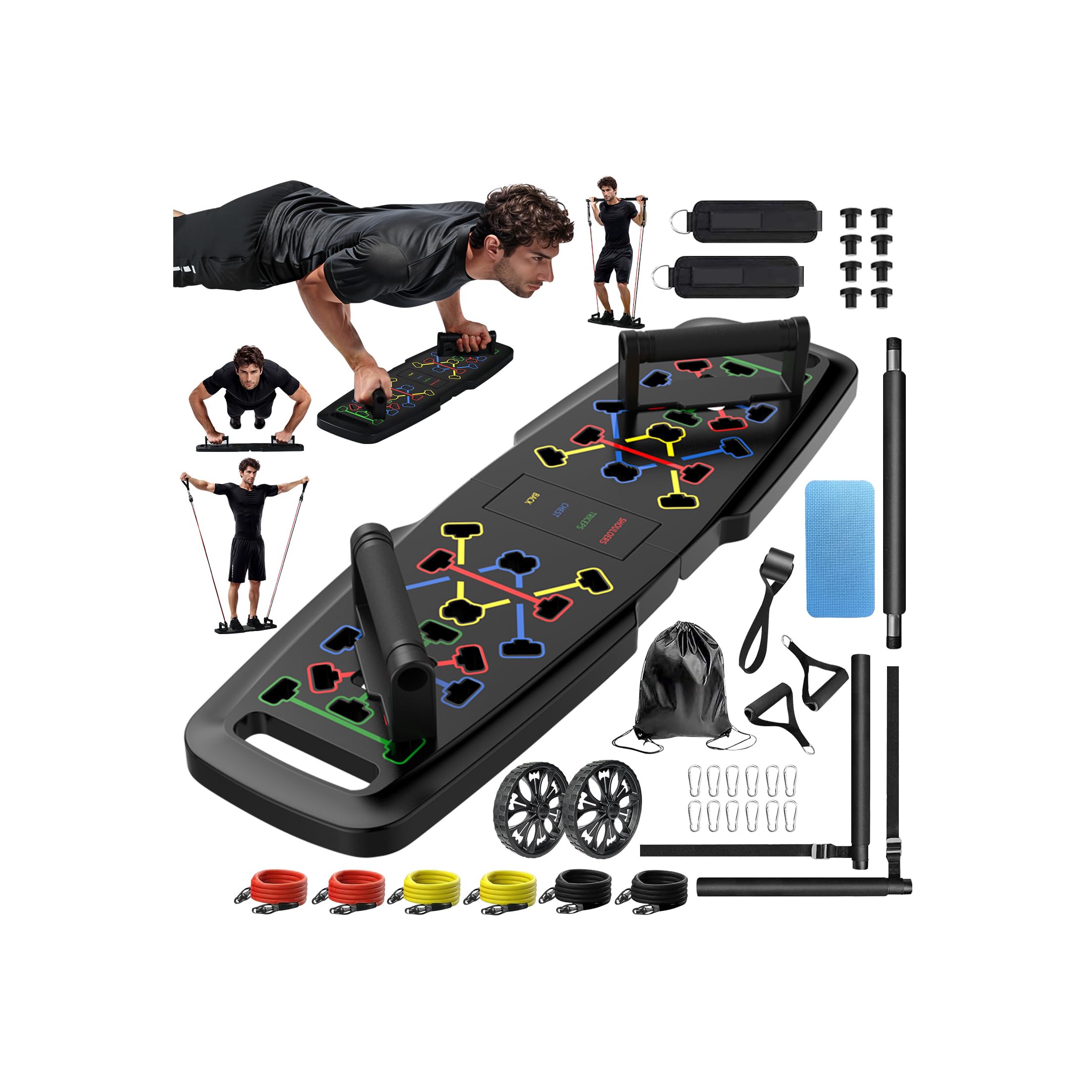 Tablero de Flexiones, Gimnasio en Casa, Equipo de Ejercicio