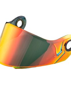 Visera de Casco JQF Gear Strobe Repuesto -Cromo Rojo