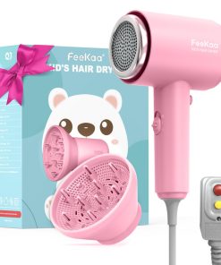 Secador de Pelo para Niños Feekaa, Mini Secador de Pelo